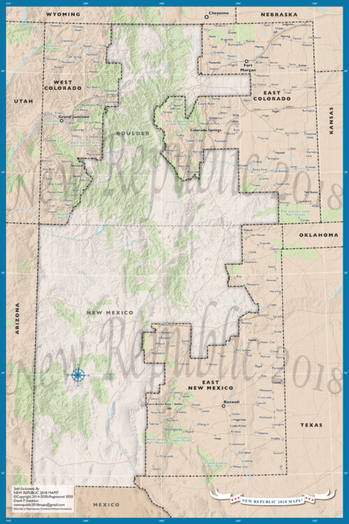 Colorado/New Mexico Map
