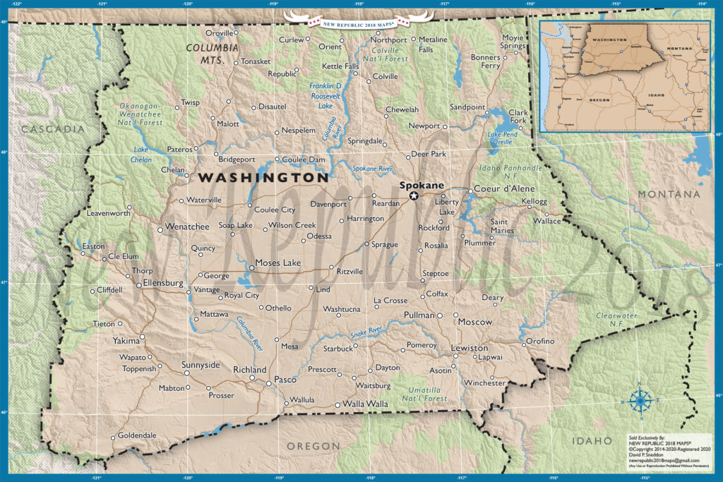 East Oregon Map » New Republic 2018 Maps